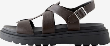 Sandales 'Forever Comfort®' Next en marron : devant