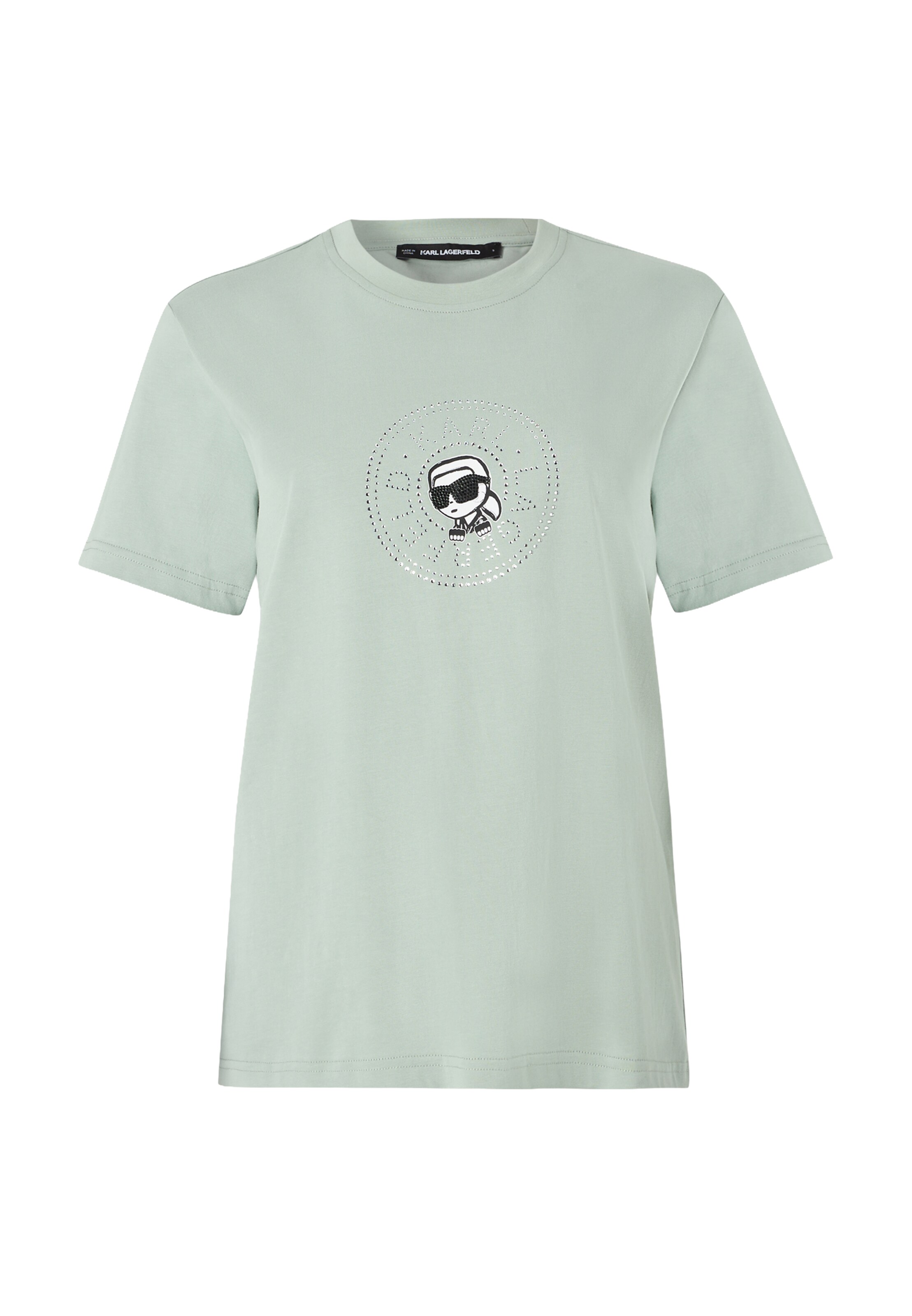 Karl Lagerfeld Shirt 'IKON CIRCLE' in Grey: front