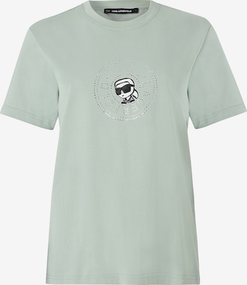 Karl Lagerfeld Shirt 'IKON CIRCLE' in Grey: front
