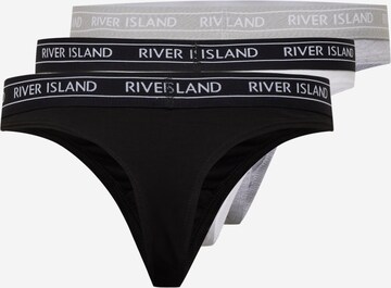 River Island Plus Stringi w kolorze szary