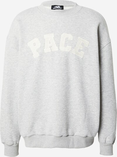 Pacemaker Sweatshirt 'Karim' in de kleur Beige / Grijs gemêleerd / Wit, Productweergave