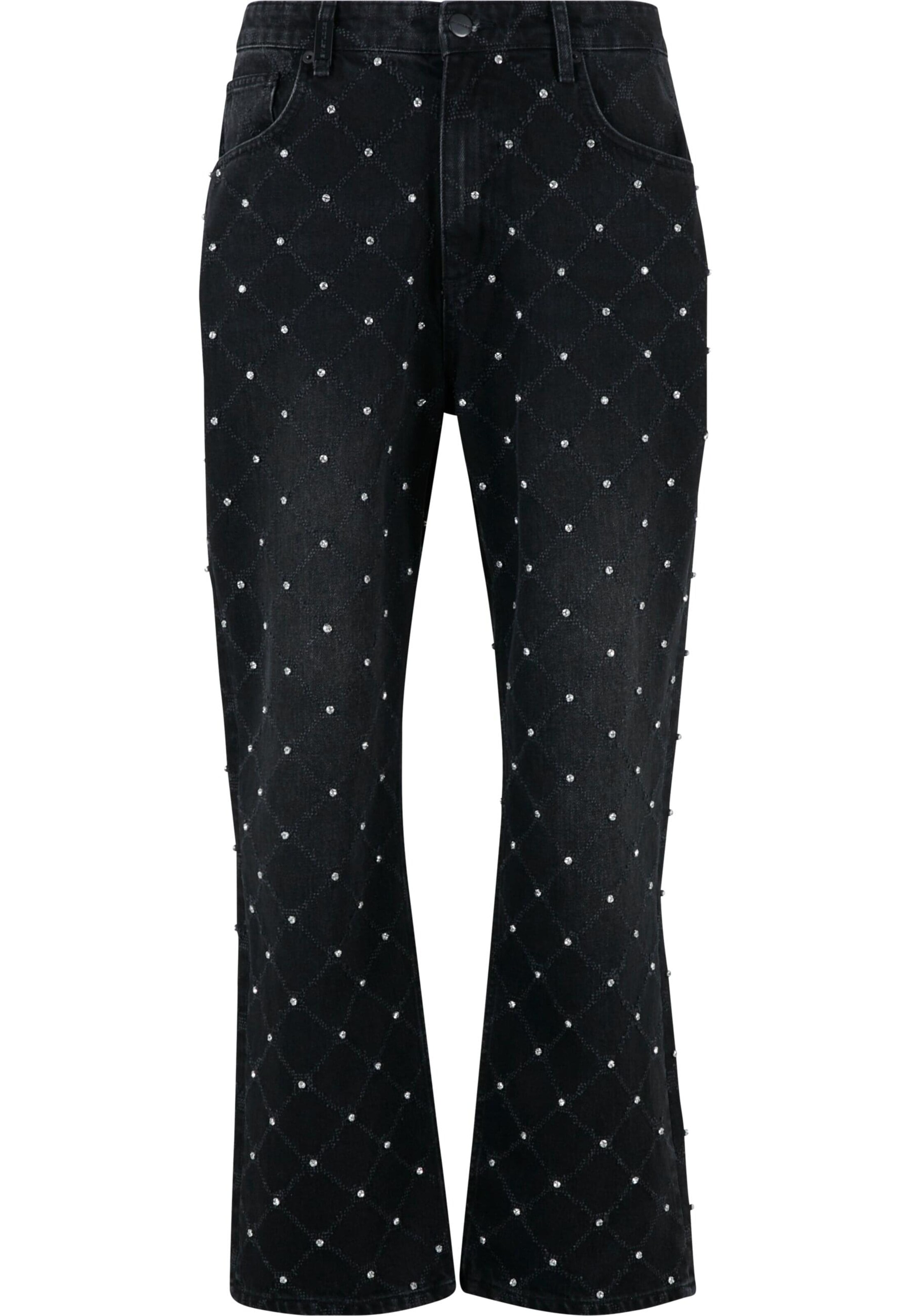 2Y Studios Luźne Jeansy 'Manuba' w kolorze czarny: przód