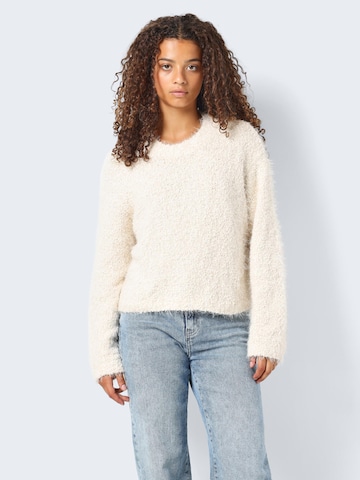 Noisy may Pullover 'SASSY' i beige: forside