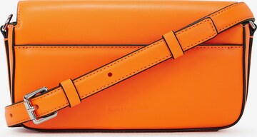 Karl Lagerfeld - Bolso de hombro 'Signature Fan' en naranja