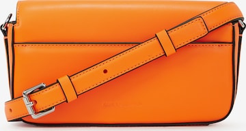 Karl Lagerfeld - Mala de ombro 'Signature Fan' em laranja