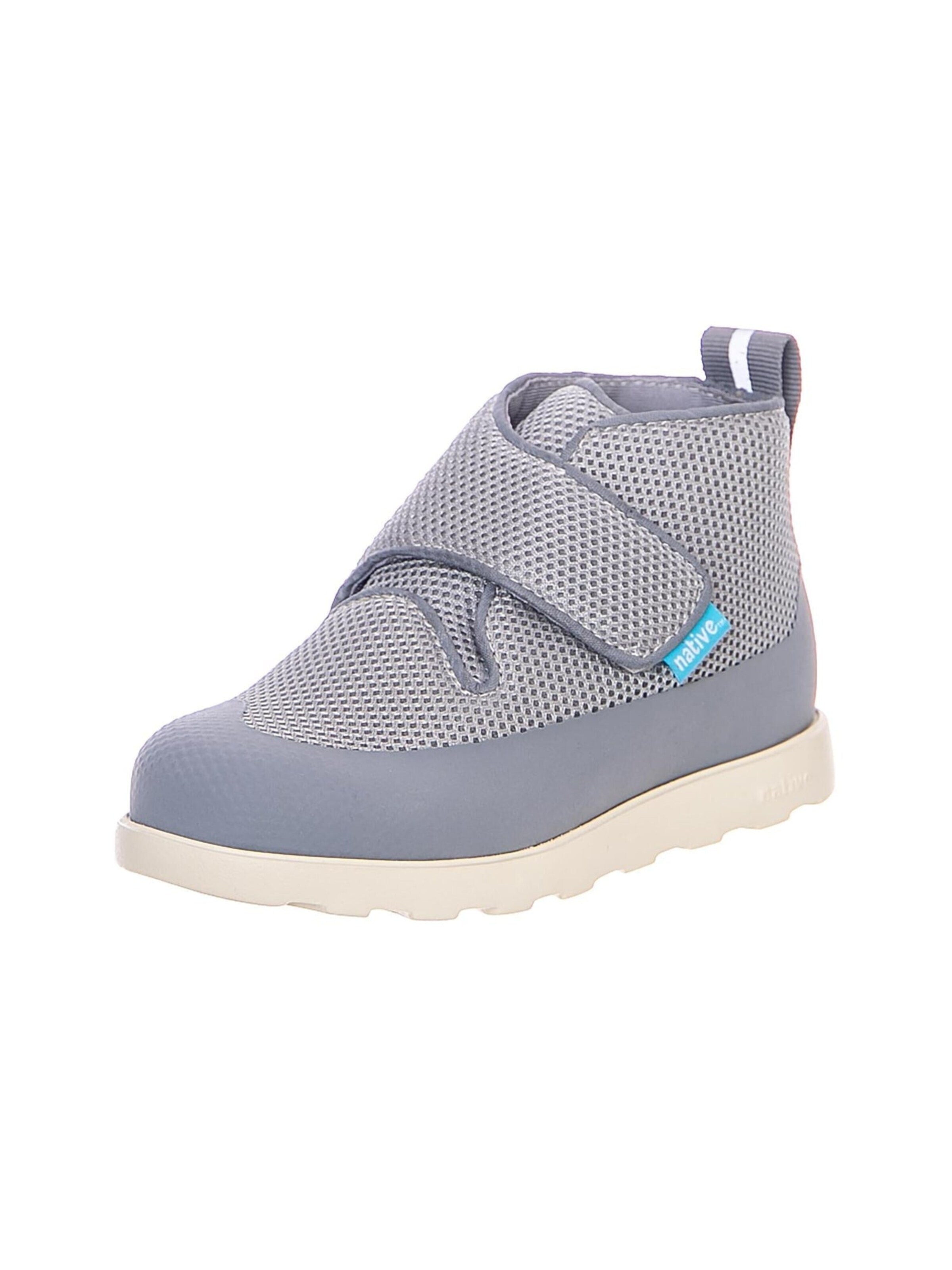 NATIVE Sneakersy 'Child Fitzroy Fast Pigeon Grey / Dark Pigeon Grey Shoes' w kolorze szary: przód
