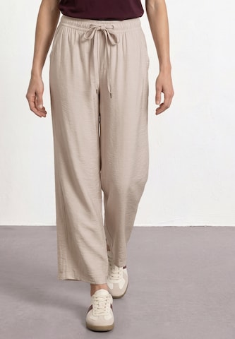 STREET ONE Wide Leg Hose in Beige
