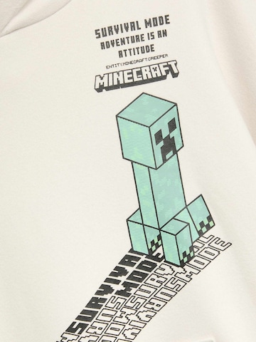 Marks & Spencer Sweatshirt 'Minecraft™' in Beige