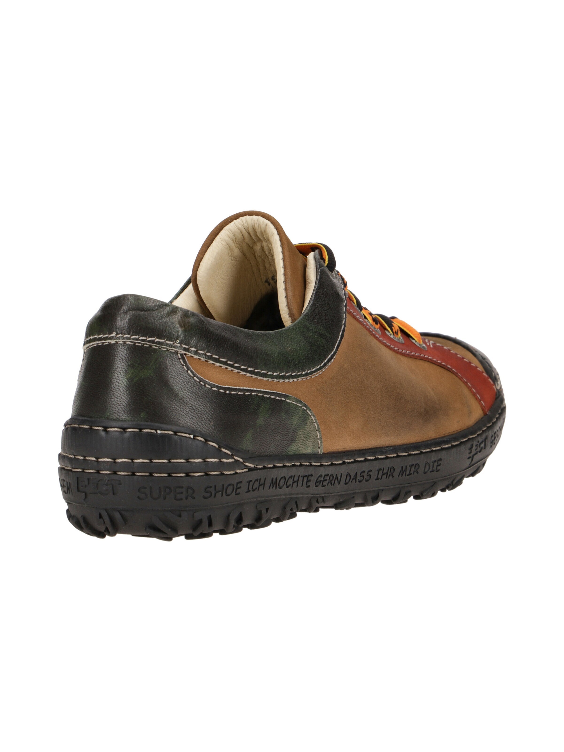 EJECT Schnürschuh 'Eject Dass Schuhe braun rot grün 15736'‌‌‌‌‌ in Braun