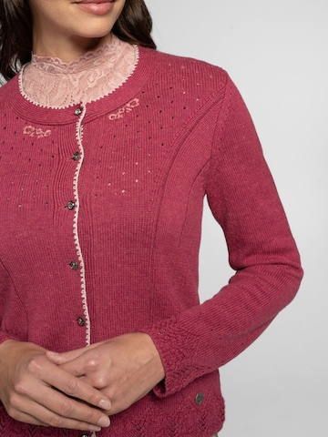 SPIETH & WENSKY Knit Cardigan 'Arianna' in Pink