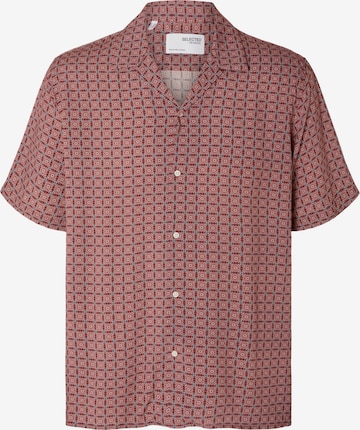 SELECTED HOMME - Ajuste confortable Camisa 'Vero' en rosa: frente