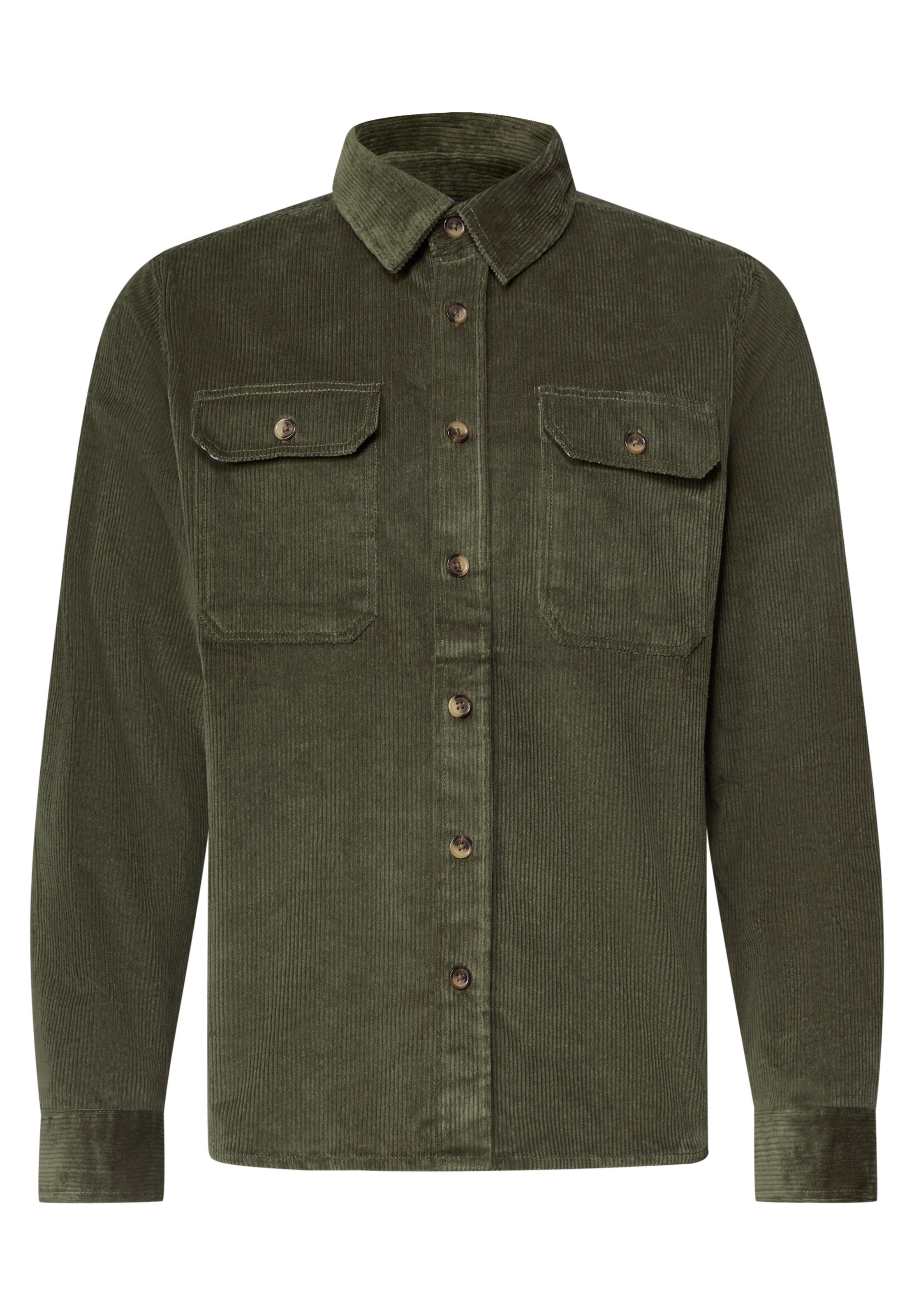 Street One MEN Regular fit Business Shirt in Green: front