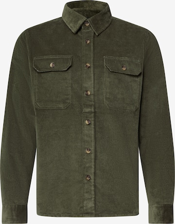 Street One MEN Regular Fit Hemd in Grün: Vorderseite