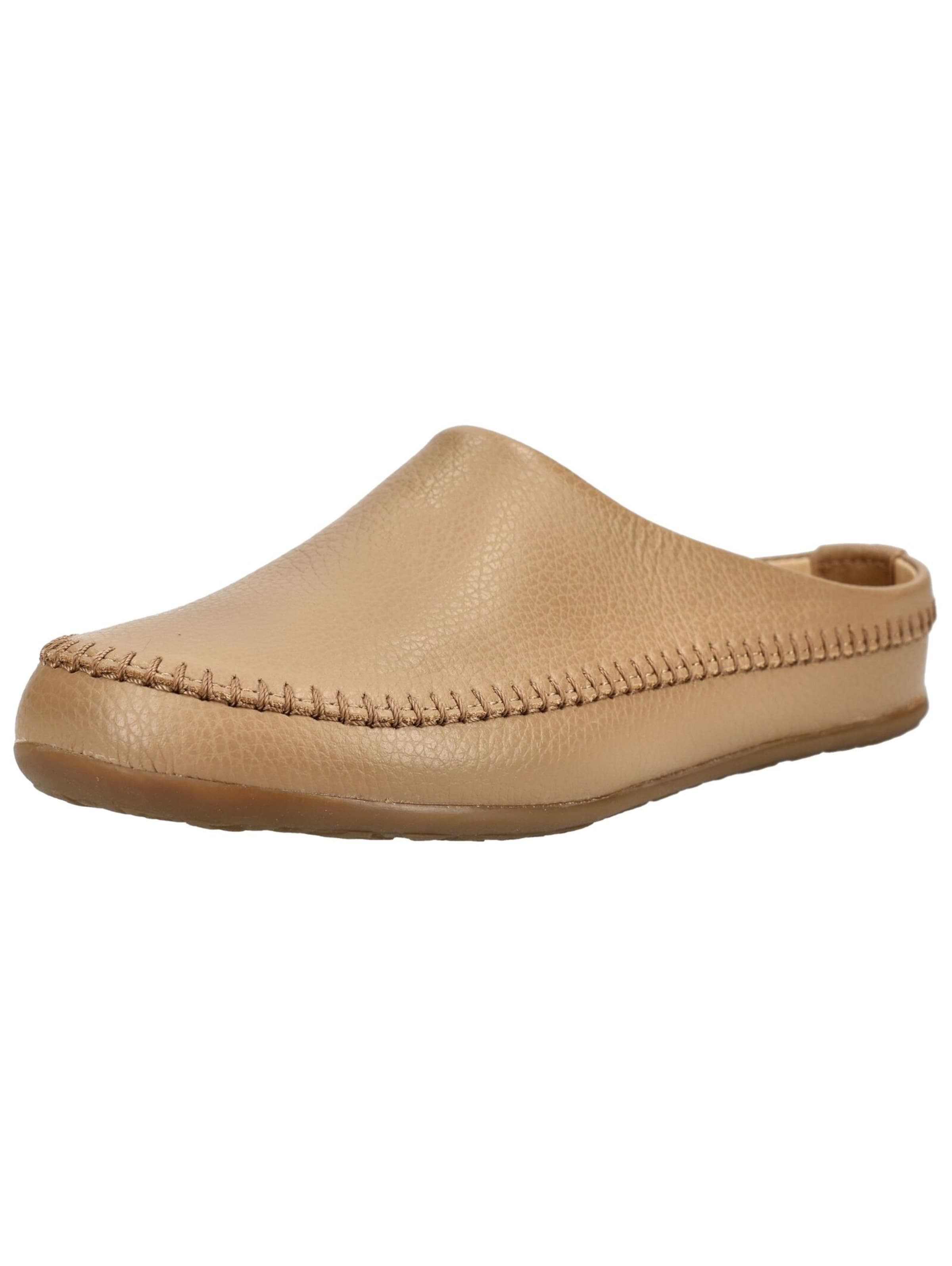 HAFLINGER Hausschuh in Beige: Vorderseite