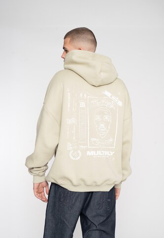 Multiply Apparel Μπλούζα φούτερ 'Wanted' σε μπεζ