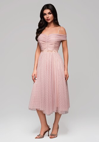 Ombre Evening dress in Pink: front