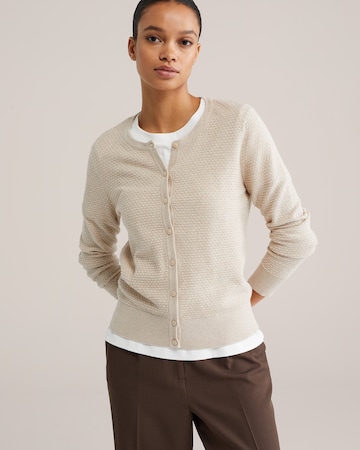 smėlio WE Fashion Kardiganas: priekis