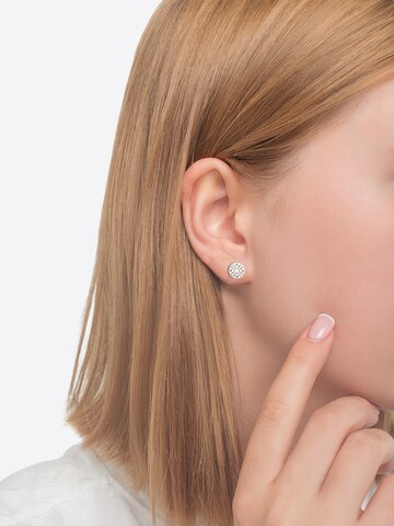 Sofia Milani Earrings 'Ornament Circle' in Silver