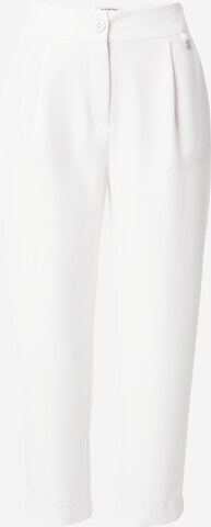 Gang Tapered Pleat-Front Pants 'STELLA' in White: front