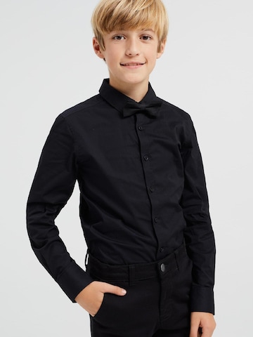 WE Fashion - Ajuste regular Camisa en negro