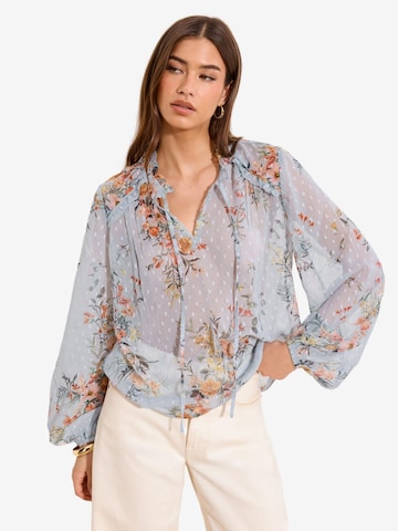 Lipsy Blúzka - Modrá: predná strana