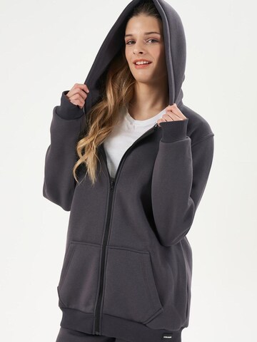 LOUIS LECLER Sweat jacket 'Selara' in Grey