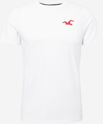 T-Shirt HOLLISTER en blanc : devant