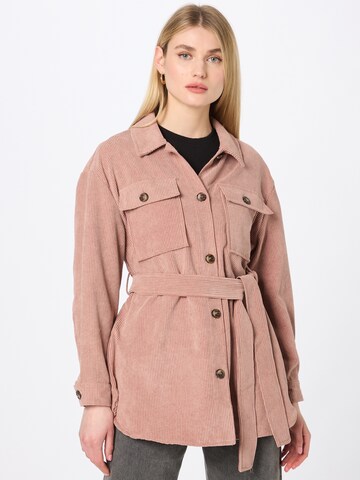 ABOUT YOU Between-Season Jacket 'Cim' in Pink: front