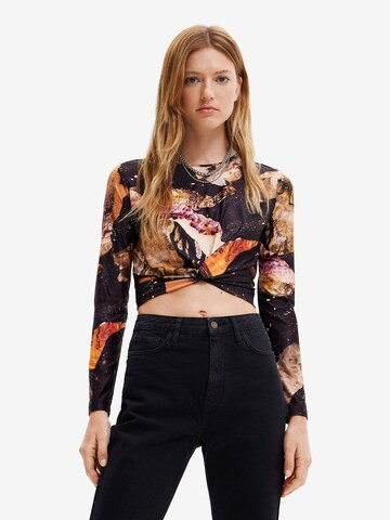 Desigual - Camiseta 'Moments' en negro: frente