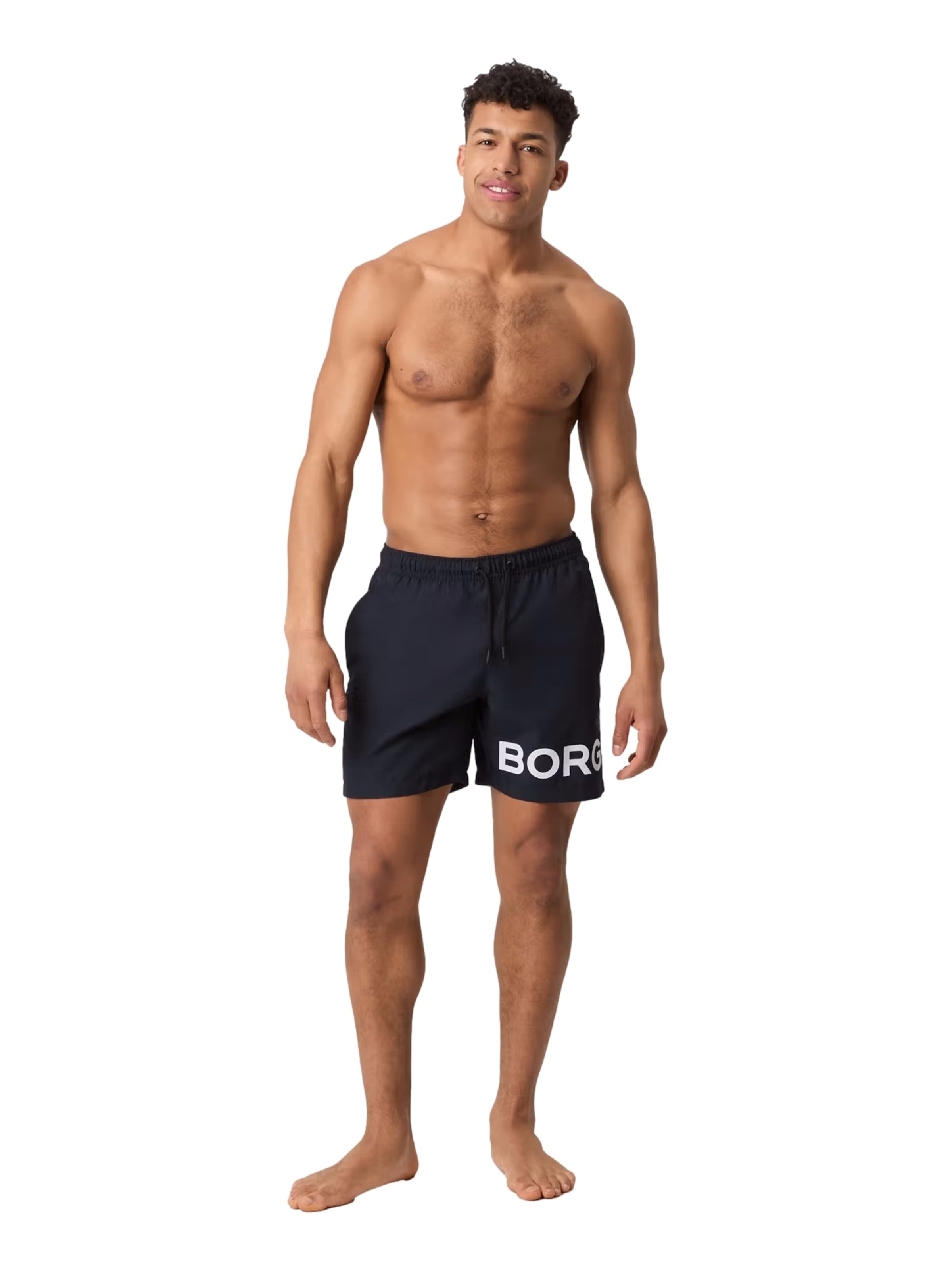 BJÖRN BORG Badeshorts i blå: forside