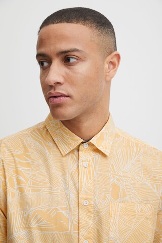 BLEND Regular fit Button Up Shirt in Orange