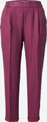 Pantaloni con piega frontale di UNITED COLORS OF BENETTON in lilla: frontale