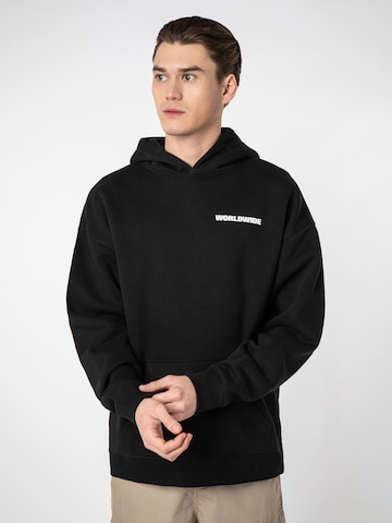 Sublevel Sweatshirt 'Worldwide' in Zwart