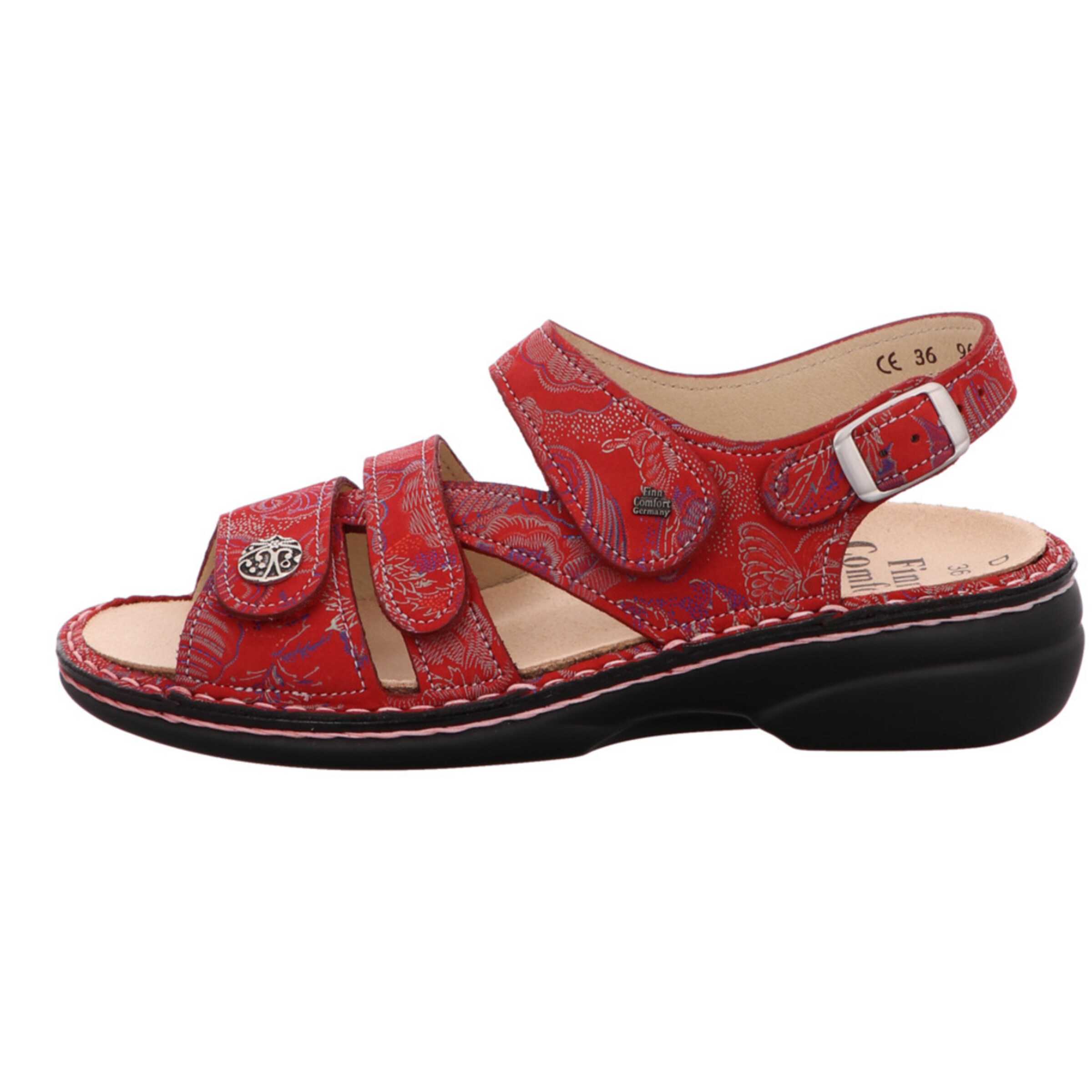 Finn Comfort Sandale 'Gomera' in Rot