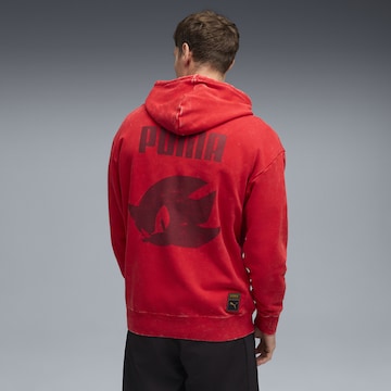 PUMA Sweatshirt 'PUMA x SONIC THE HEDGEHOG' in Rot