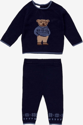 Rock a Bye Baby Boutique Set 'Bär' in Blau: Vorderseite