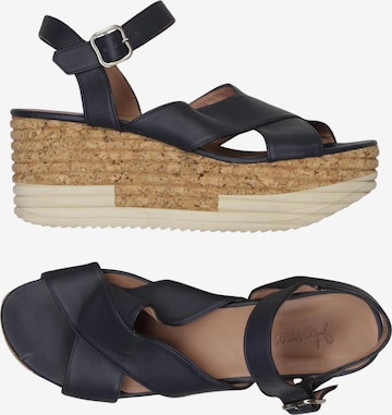 Homers Sandalen 41 in Blau: Vorderseite