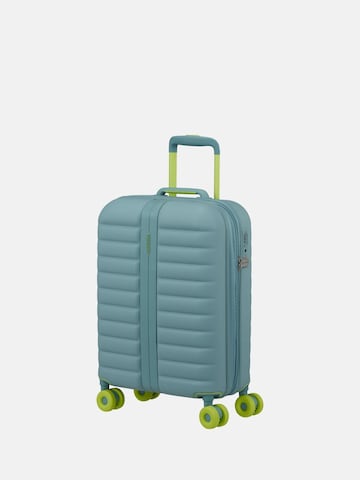 American Tourister Trolley 'NEOVIBE/SPINNER 55/20' in Groen
