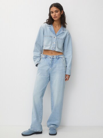 Pull&Bear Loosefit Jeans in Blau