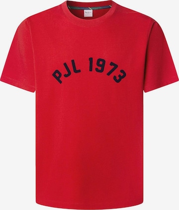 T-Shirt 'Maverick' Pepe Jeans en rouge : devant