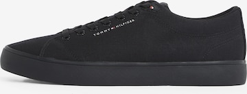 TOMMY HILFIGER Sneakers laag in Zwart: voorkant