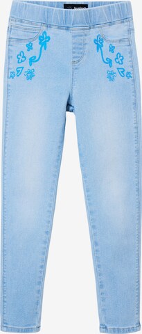 Desigual Skinny Fit Дънки 'VERD' в синьо: отпред