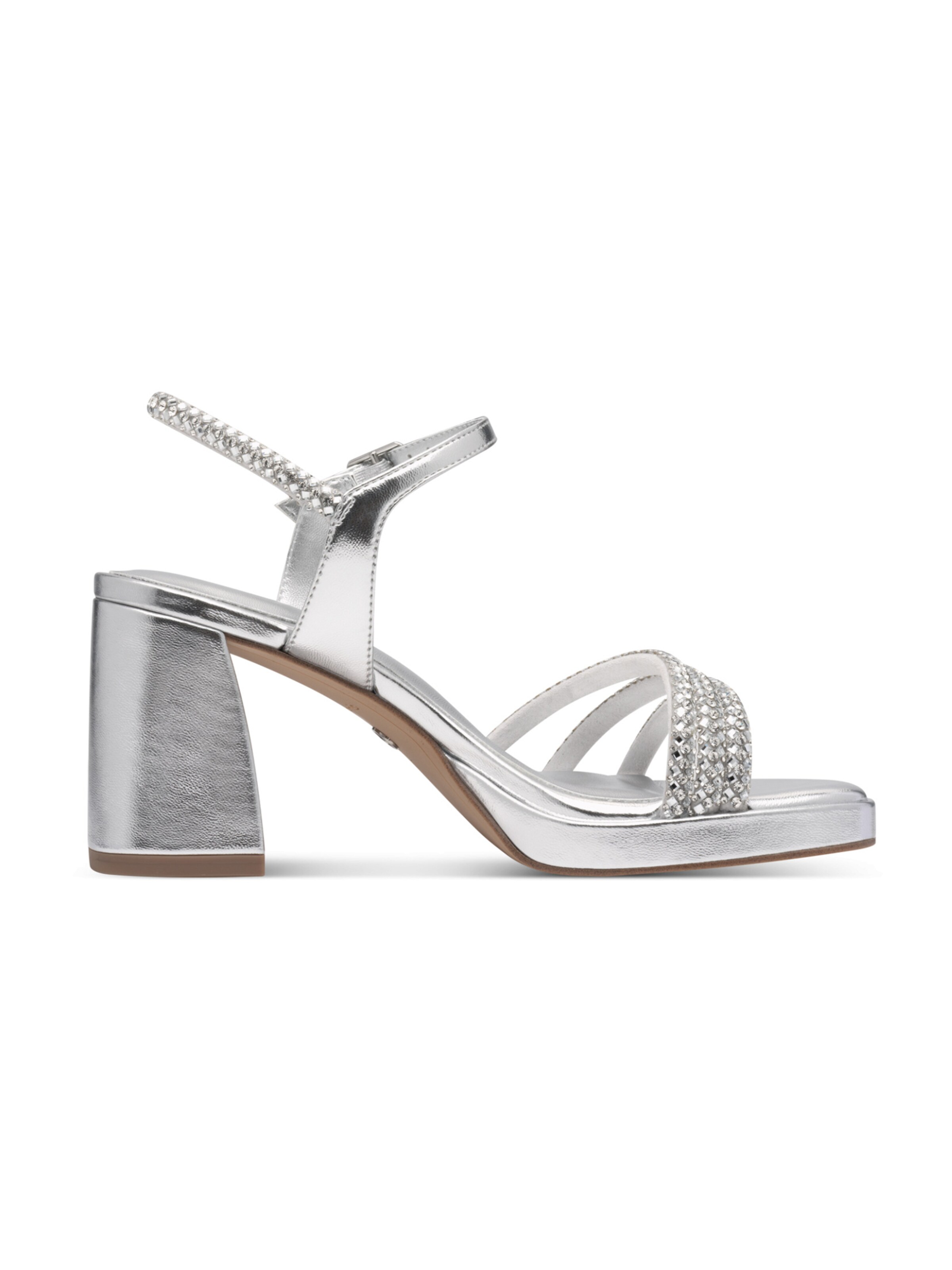 Tamaris Strap sandal in Silver