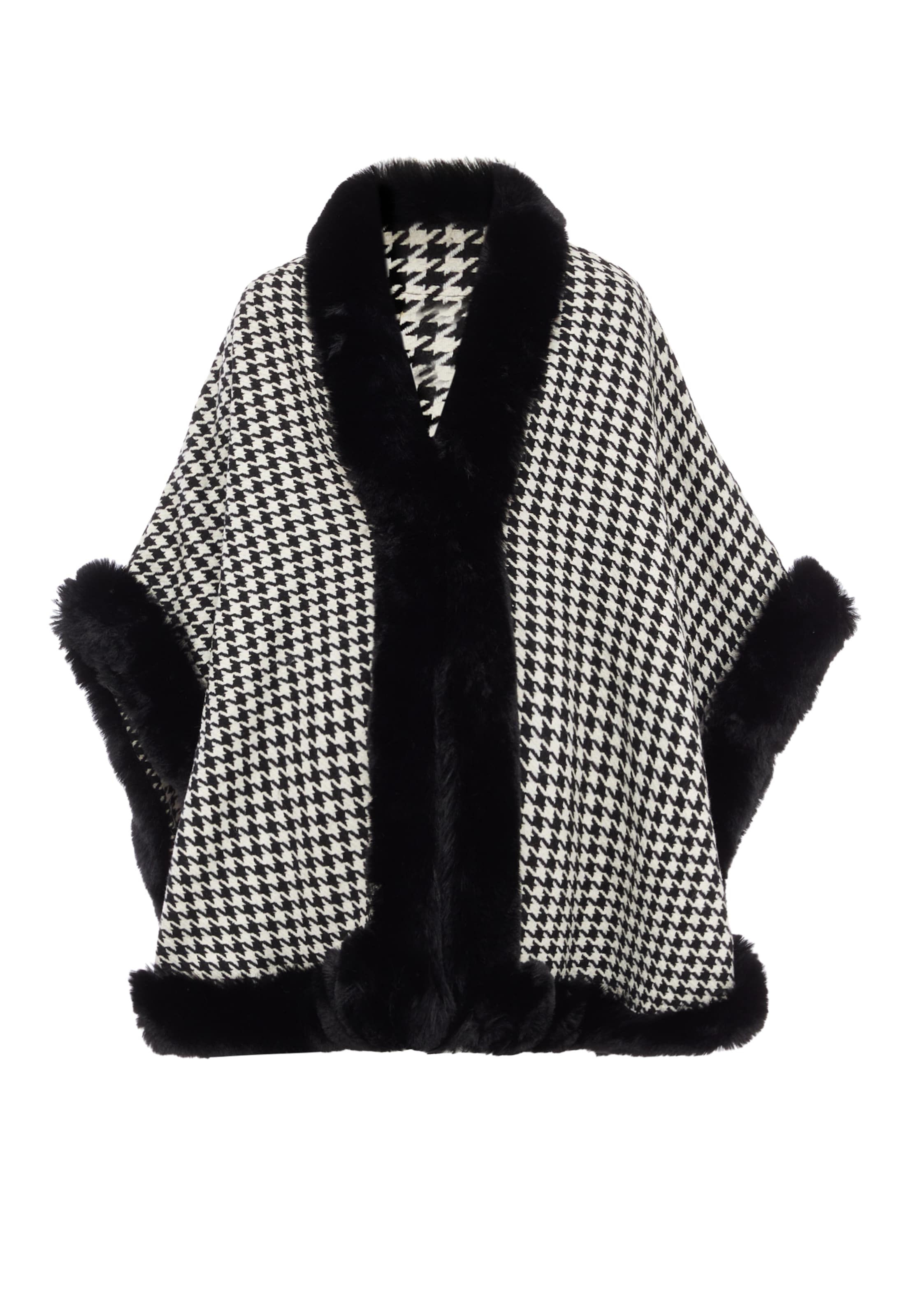 Capă OSHA pe negru / alb lână, Vizualizare produs