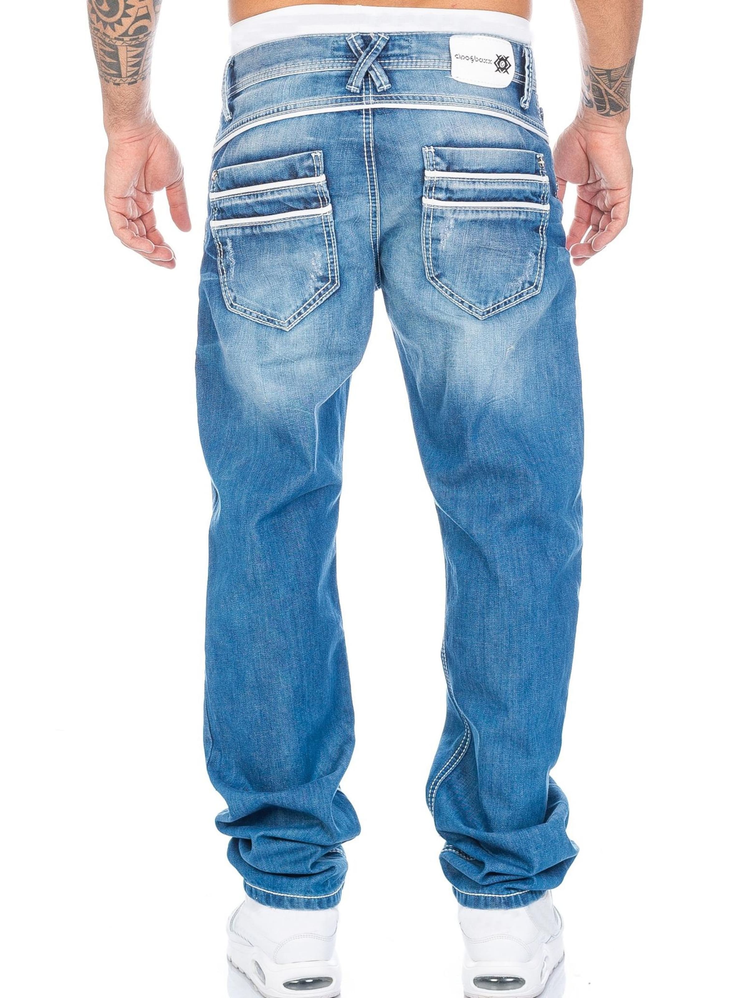 CIPO & BAXX Regular Jeans 'BJ1127' in Blue