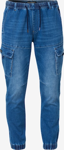 KOROSHI Regular Farkut värissä sininen: etupuoli