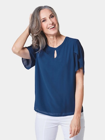 Goldner Blouse in Blauw: voorkant