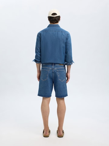 Regular Jean SELECTED en bleu