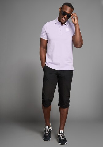 DELMAO Poloshirt in Lila