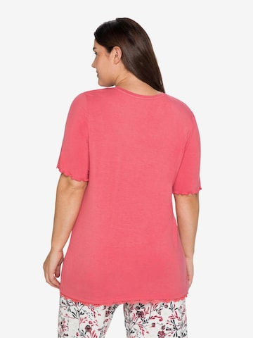SHEEGO Pajama Shirt in Pink